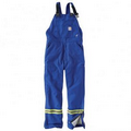 Men's Carhartt  Flame-Resistant Striped Duck Lined Bib Overall